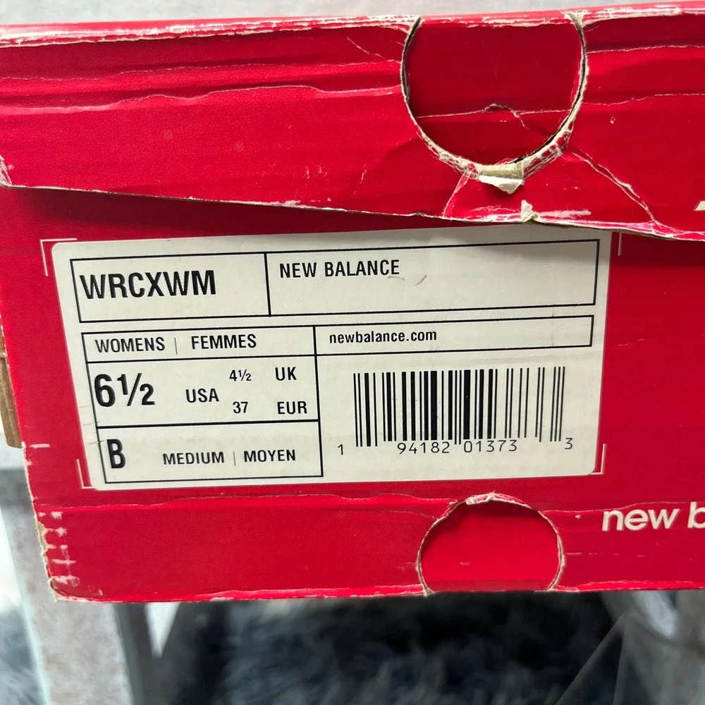New Balance‎ FuelCell TC Women's Running Shoes White Blue 6.5